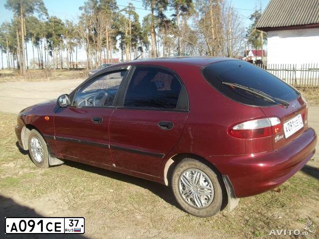 Фото автомобиля ZAZ CHANCE, 2009 — госномер А091СЕ37. Цвет: БОРДОВЫЙ