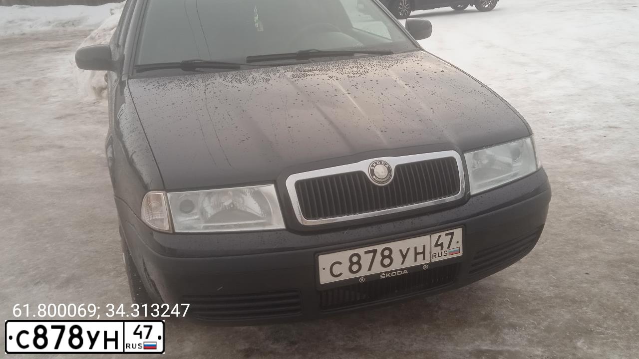 Фото автомобиля SKODA OCTAVIA, 2008 — госномер Н656АС10. Цвет: ЧЕРНЫЙ