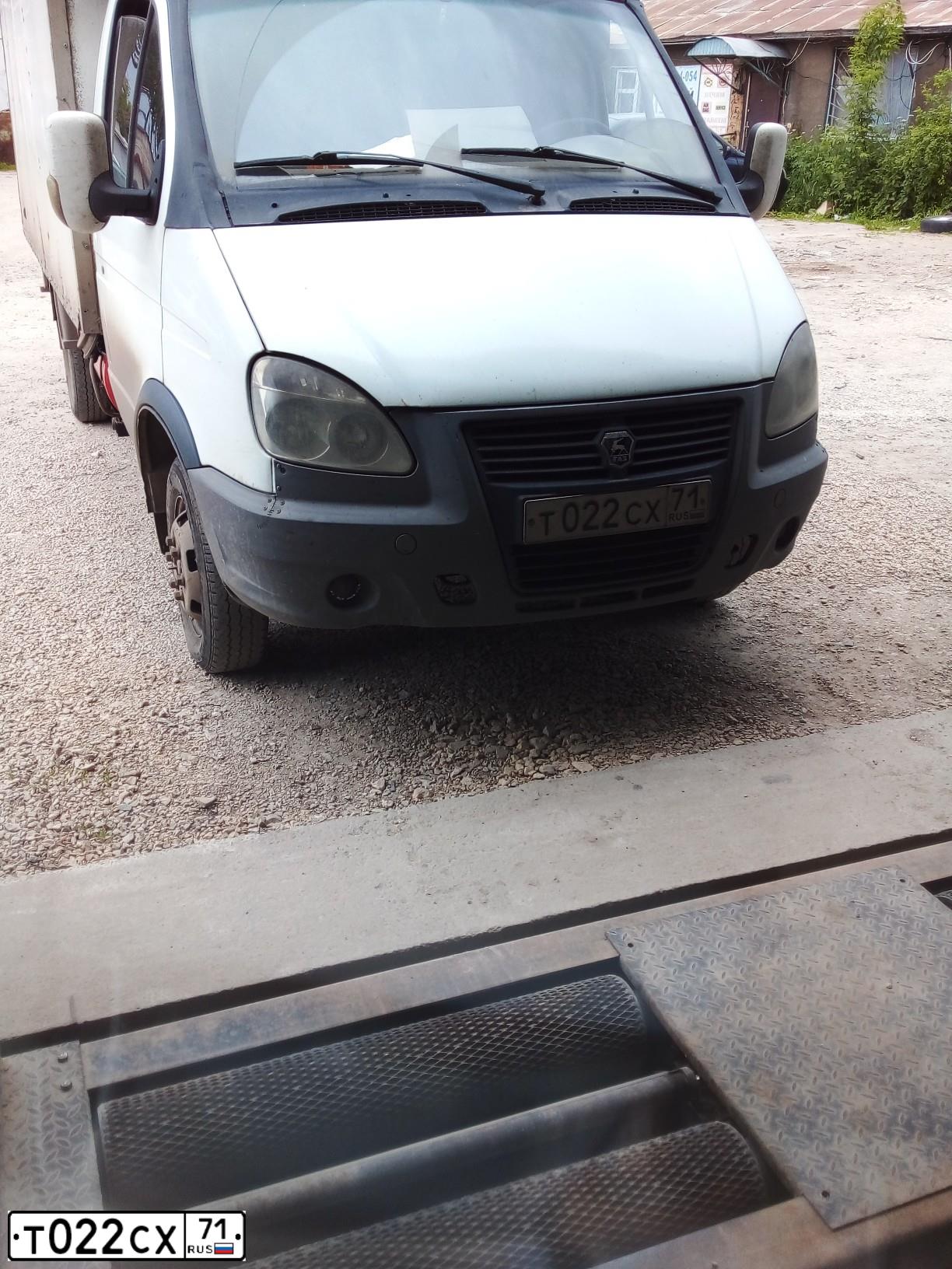 Фото автомобиля GAZ 3302 EL, 2007 — госномер Т022СХ71. Цвет: Белый