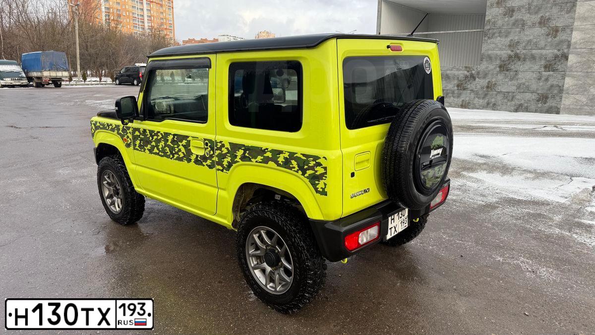 Фото автомобиля SUZUKI JIMNY SUZUKI JIMNY, 2019 — госномер Н130ТХ193