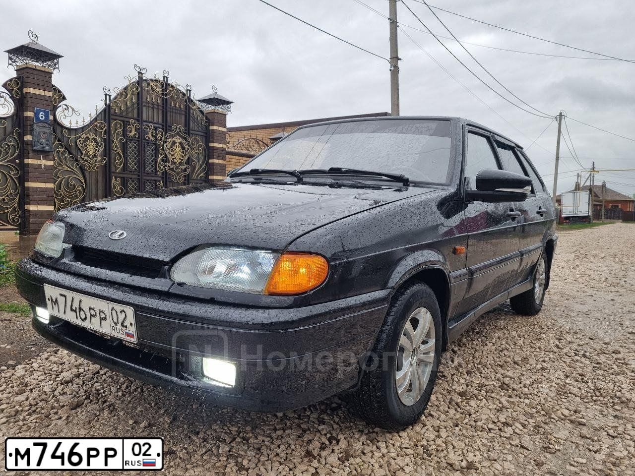 Фото автомобиля LADA 2114 SAMARA, 2007 — госномер М746РР02. Цвет: ГРАФИТ МЕТАЛЛИК