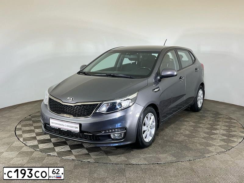 Фото автомобиля KIA RIO, 2016 — госномер С193СО62. Цвет: ТЕМНО-СЕРЫЙ