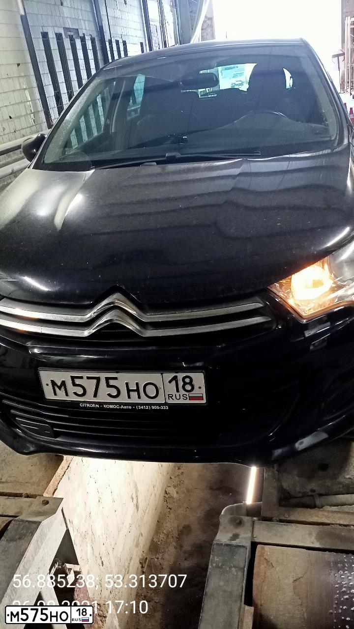 Фото автомобиля CITROEN C4, 2012 — госномер У079УВ716. Цвет: ЧЕРНЫЙ
