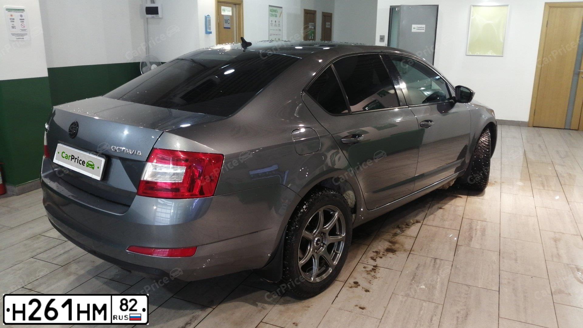 Фото автомобиля SKODA OCTAVIA, 2016 — госномер К034АХ797. Цвет: ТЕМНО СЕРЫЙ