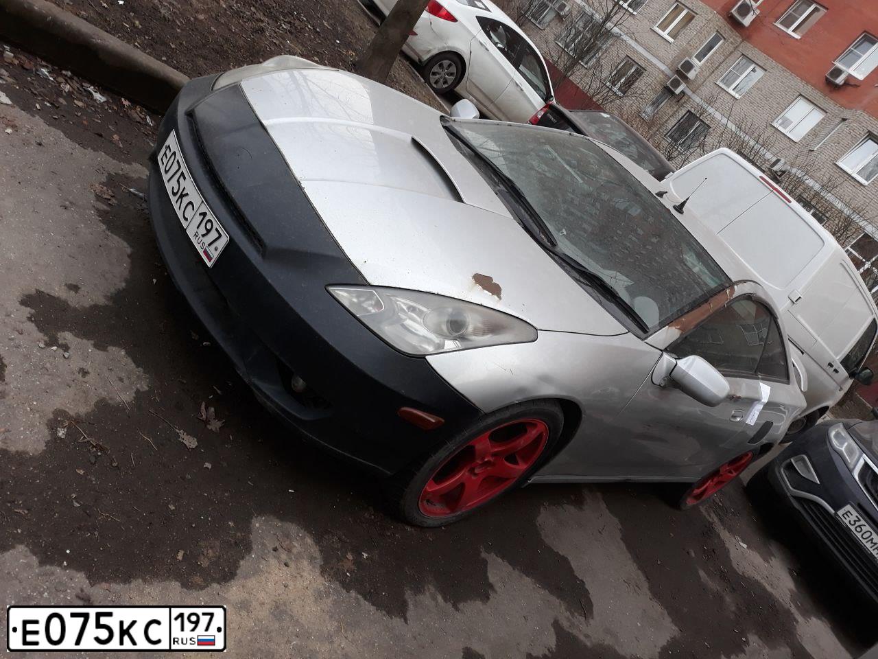 Фото автомобиля TOYOTA CELICA, 2002 — госномер Е075КС197