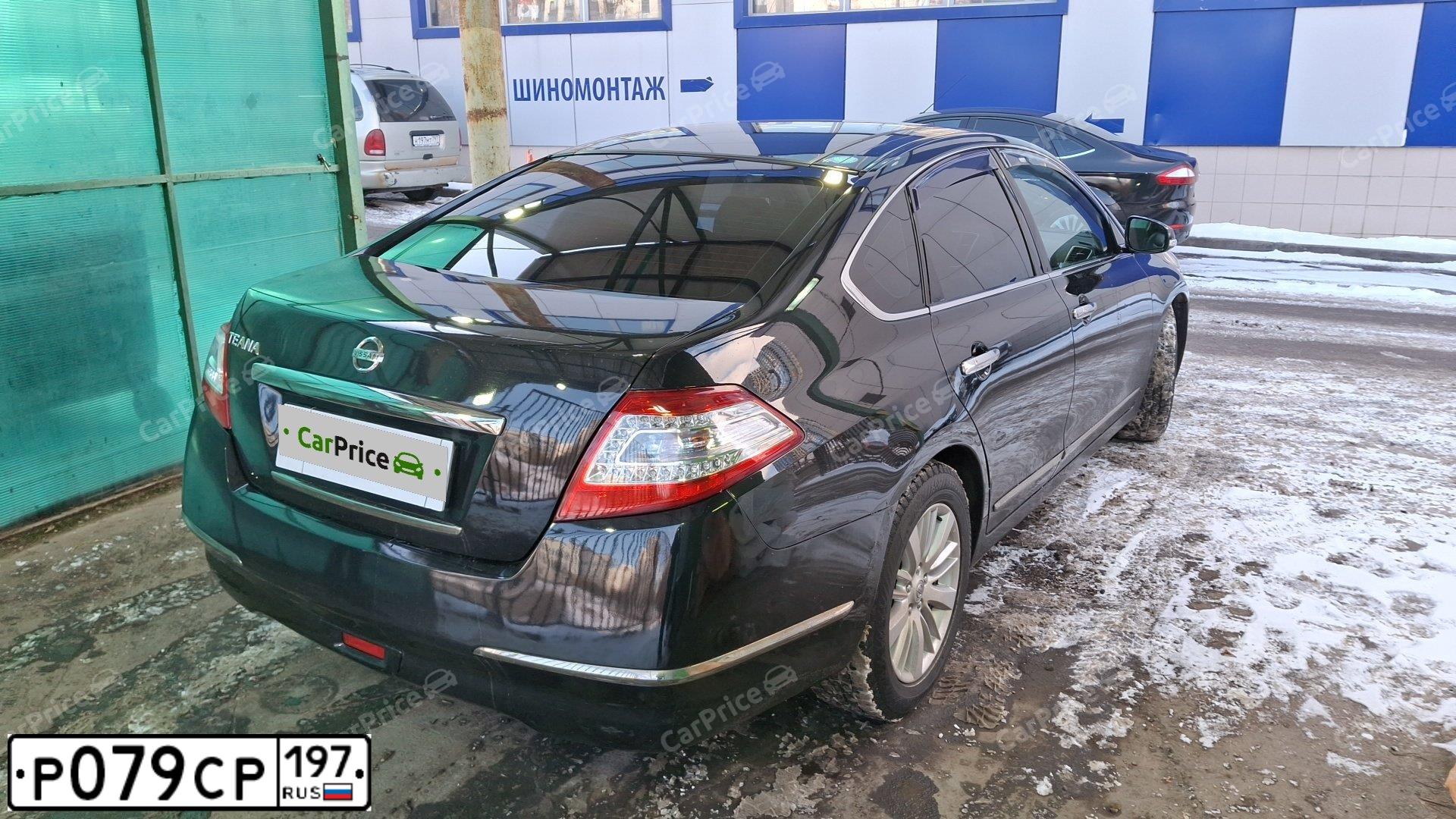 Фото автомобиля NISSAN TEANA, 2011 — госномер Р213ТА126. Цвет: ЧЕРНЫЙ