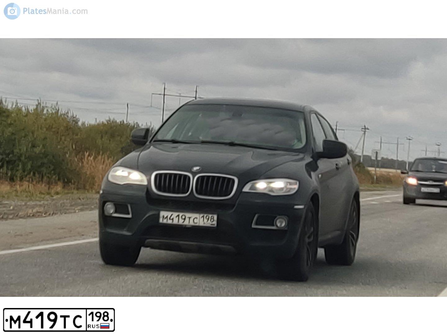 Фото автомобиля BMW X6, 2013 — госномер В559СН178. Цвет: ЧЕРНЫЙ