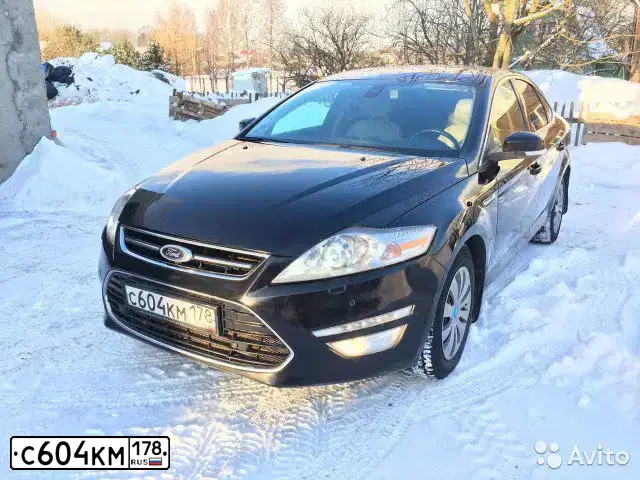 Фото автомобиля FORD MONDEO, 2011 — госномер В080НЕ190. Цвет: ЧЕРНЫЙ
