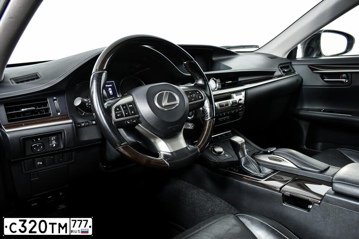 Фото автомобиля LEXUS ES, 2016 — госномер С024МТ797. Цвет: ЧЕРНЫЙ