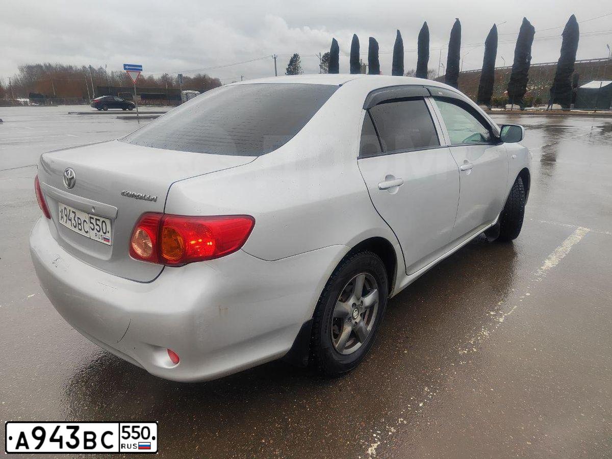 Фото автомобиля TOYOTA COROLLA, 2008 — госномер Р394УН69. Цвет: СЕРЕБРИСТЫЙ