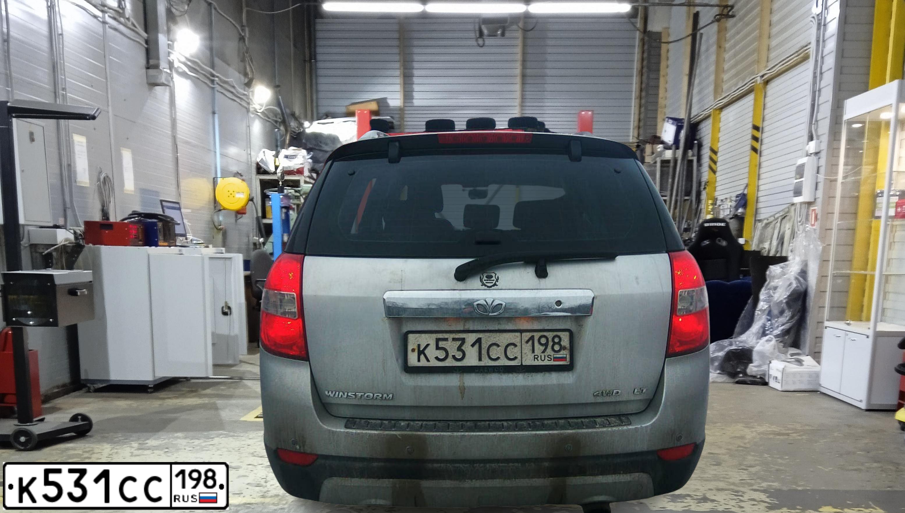 Фото автомобиля DAEWOO WINSTORM, 2008 — госномер М037ОС198