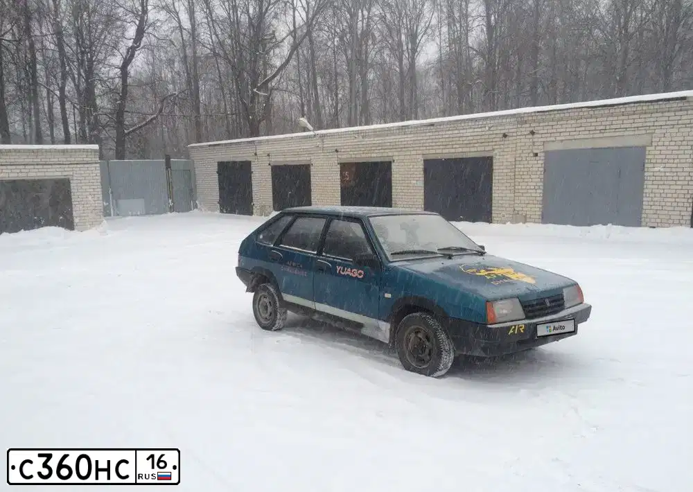 Фото автомобиля LADA 2109 SAMARA, 1999 — госномер С360НС16. Цвет: СЕРЕБРИСТО-СИНЕ-ЗЕЛЕНЫЙ