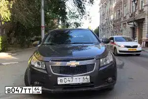 Фото автомобиля CHEVROLET CRUZE, 2011 — госномер Р503УК58. Цвет: СЕРЫЙ