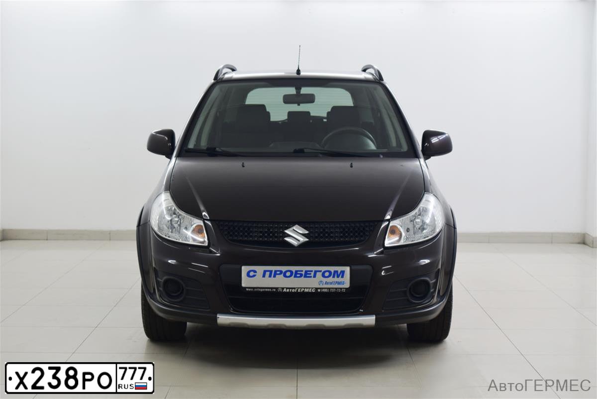 Фото автомобиля SUZUKI SX 4, 2014 — госномер Т217ТУ33. Цвет: Коричневый