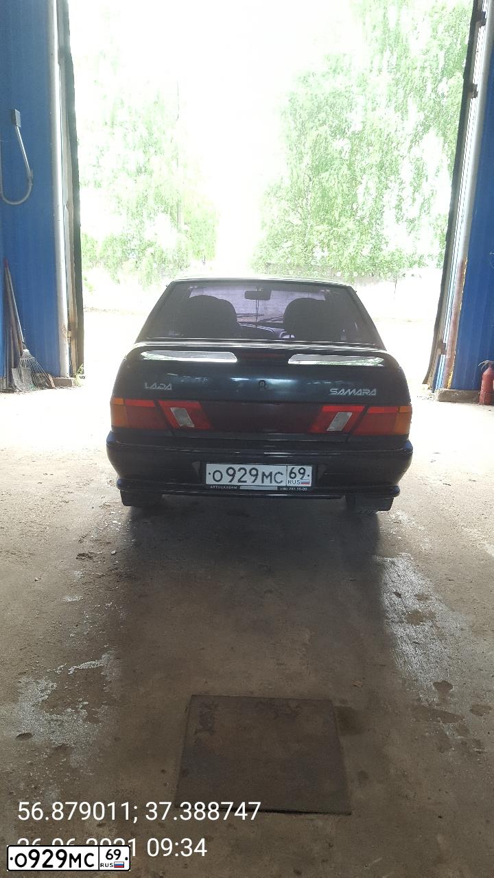 Фото автомобиля LADA 2115 SAMARA, 2008 — госномер О929МС69. Цвет: ГРАФИТОВЫЙ МЕТАЛЛИК
