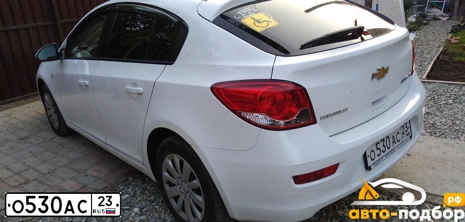 Фото автомобиля CHEVROLET CRUZE, 2012 — госномер О530АС23. Цвет: БЕЛЫЙ