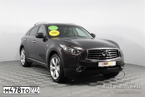 Фото автомобиля INFINITI QX70 /FX/, 2015 — госномер А964НН152. Цвет: Коричневый