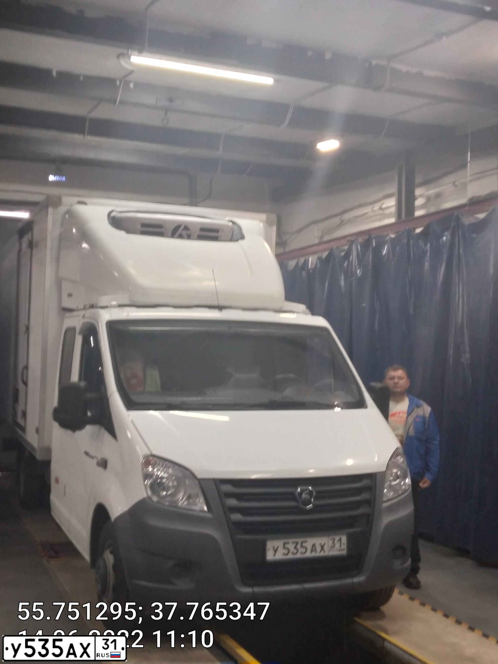 Фото автомобиля GAZ GAZEL NEXT, 2017 — госномер А868АА18. Цвет: Белый