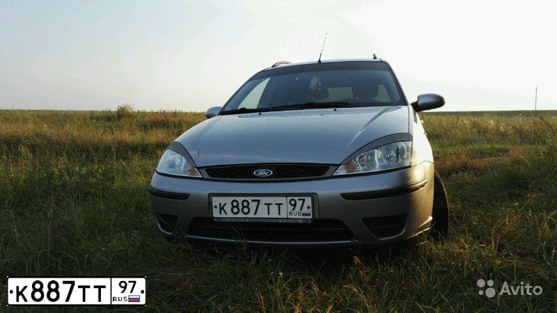 Фото автомобиля FORD FOCUS, 2005 — госномер К887ТТ97. Цвет: СЕРЫЙ