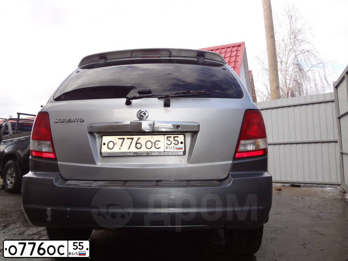 Фото автомобиля KIA SORENTO, 2002 — госномер С855РЕ142. Цвет: ТЕМНО-СЕРЫЙ