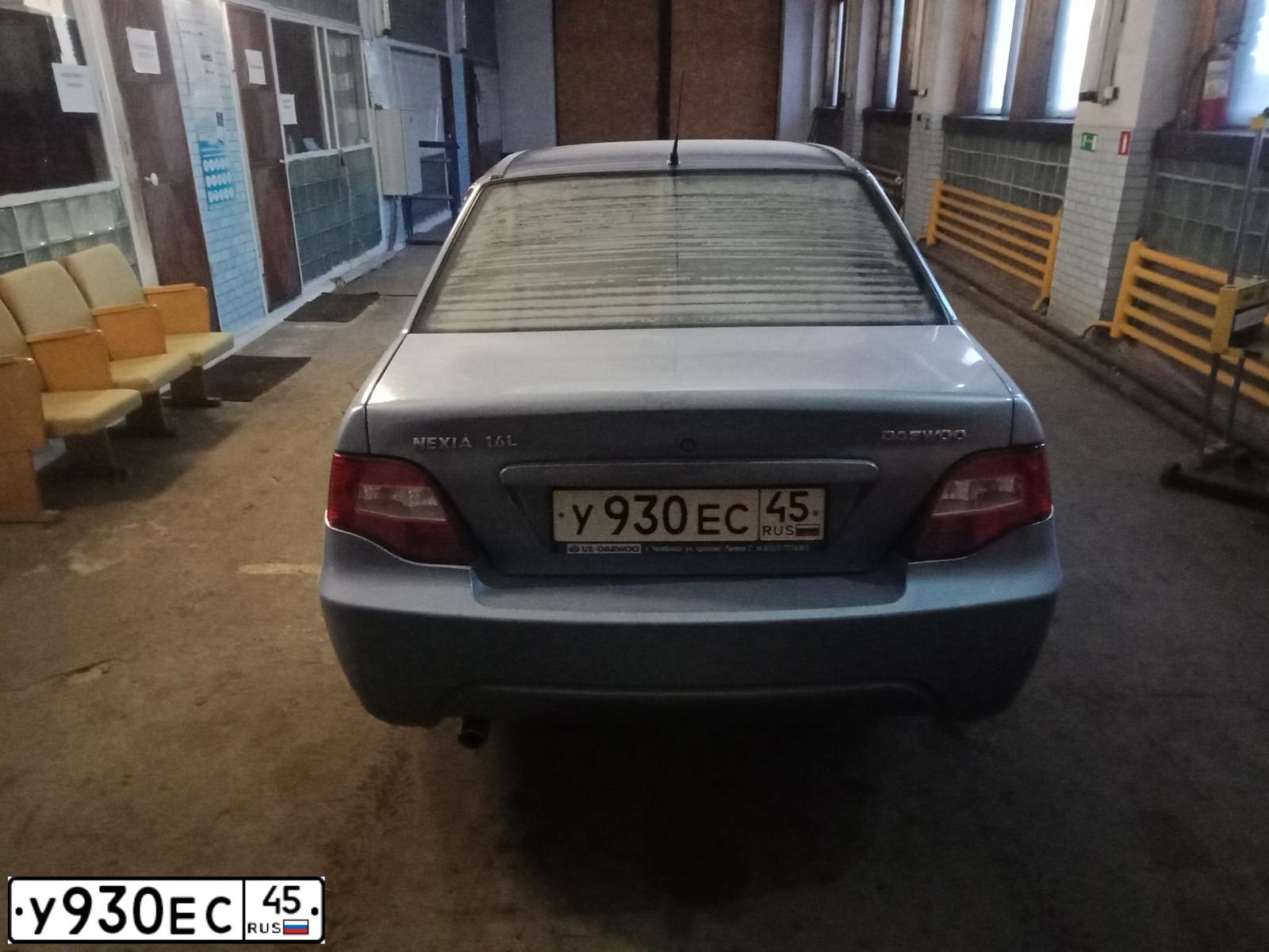 Фото автомобиля DAEWOO NEXIA, 2009 — госномер У930ЕС45