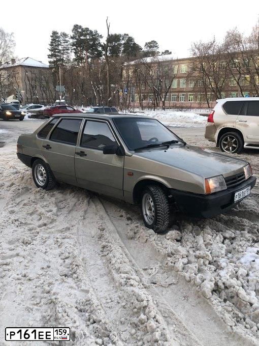 Фото автомобиля LADA 2109 SAMARA, 2001 — госномер В027ВТ159. Цвет: СЕРЕБРИСТО-СЕРО-ЗЕЛЕНЫЙ
