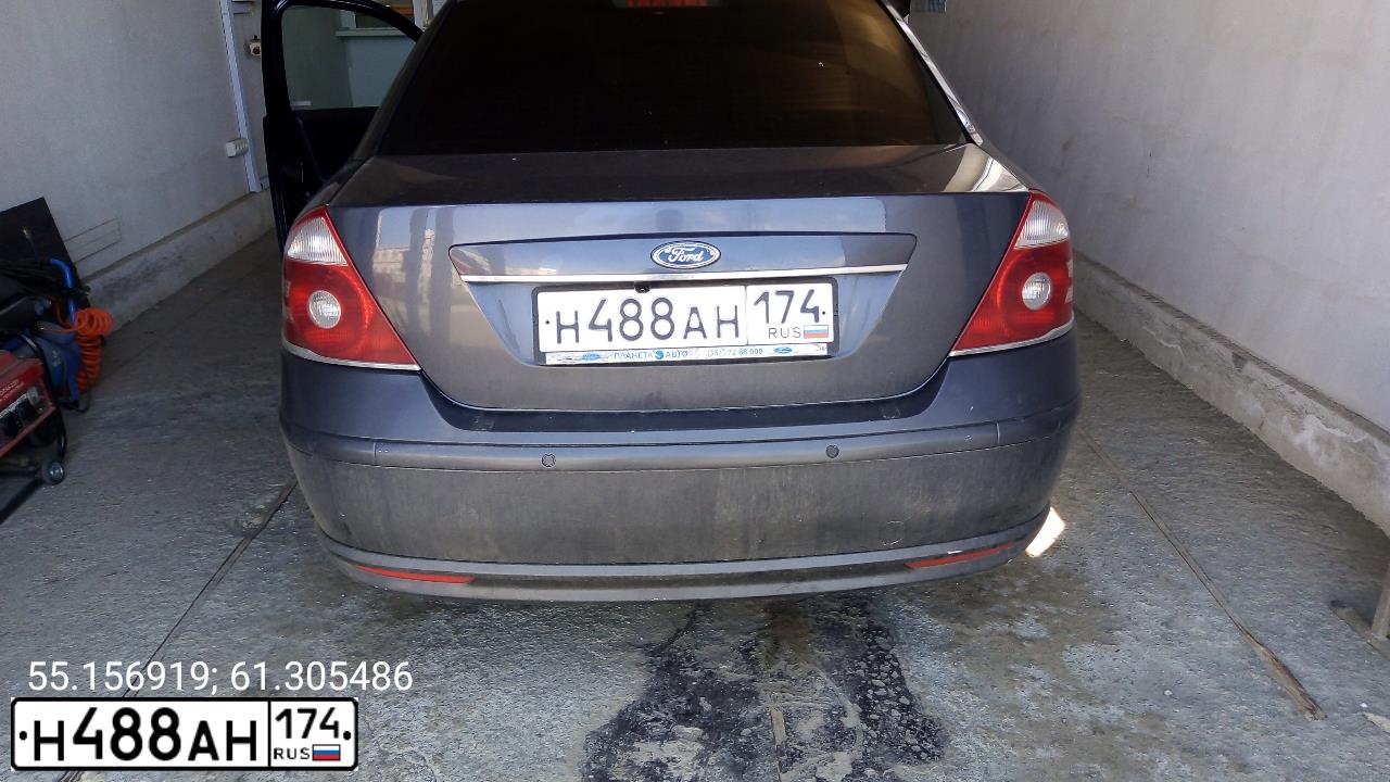 Фото автомобиля FORD MONDEO, 2006 — госномер Н488АН174. Цвет: ТЕМНО-СЕРЫЙ