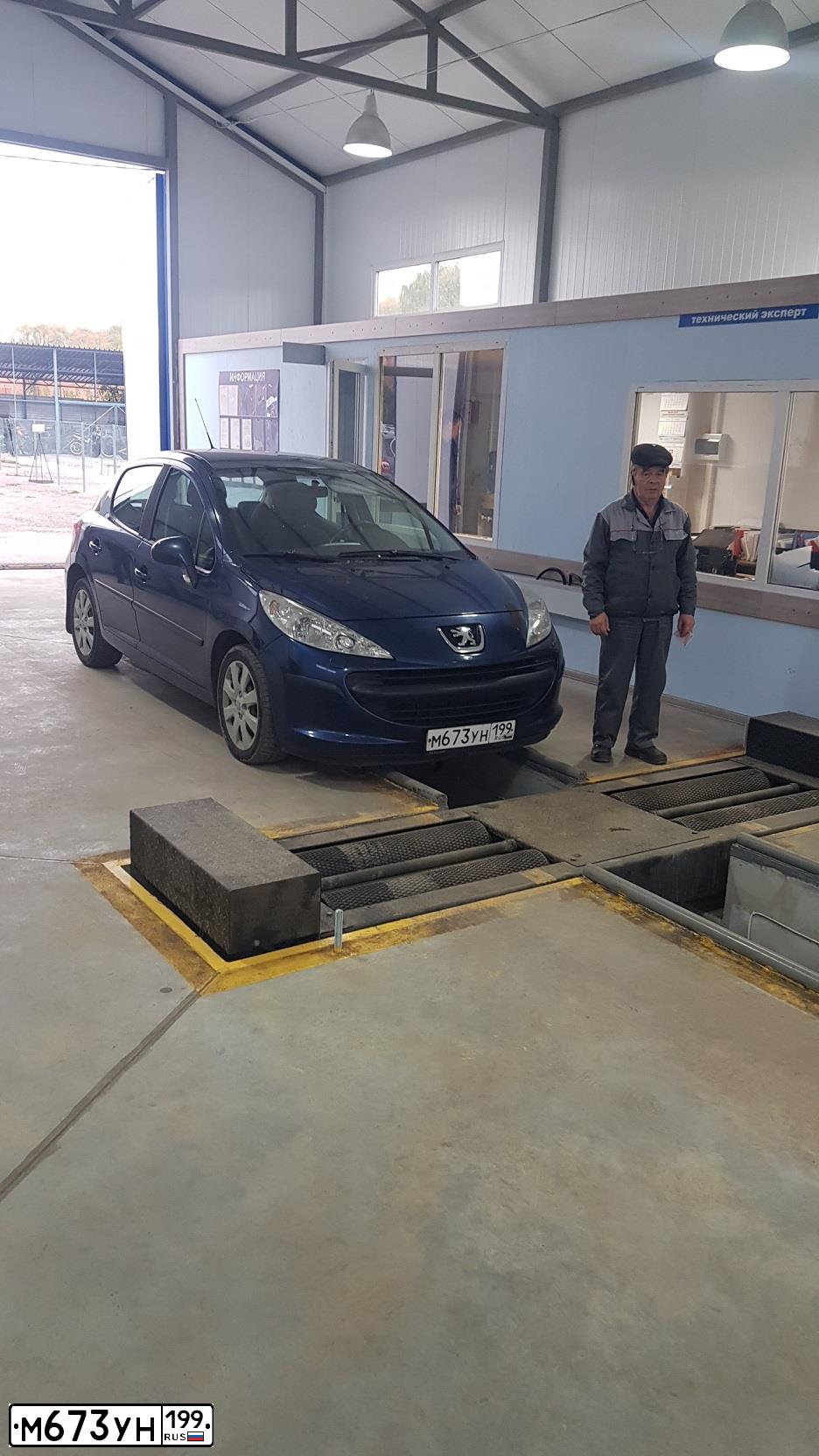 Фото автомобиля PEUGEOT 207, 2007 — госномер Р087ТТ62. Цвет: синий