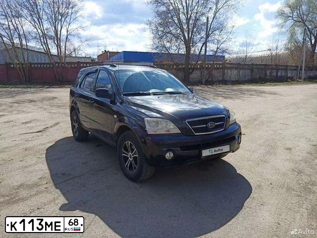 Фото автомобиля KIA SORENTO, 2005 — госномер Т355СН790. Цвет: ЧЕРНЫЙ