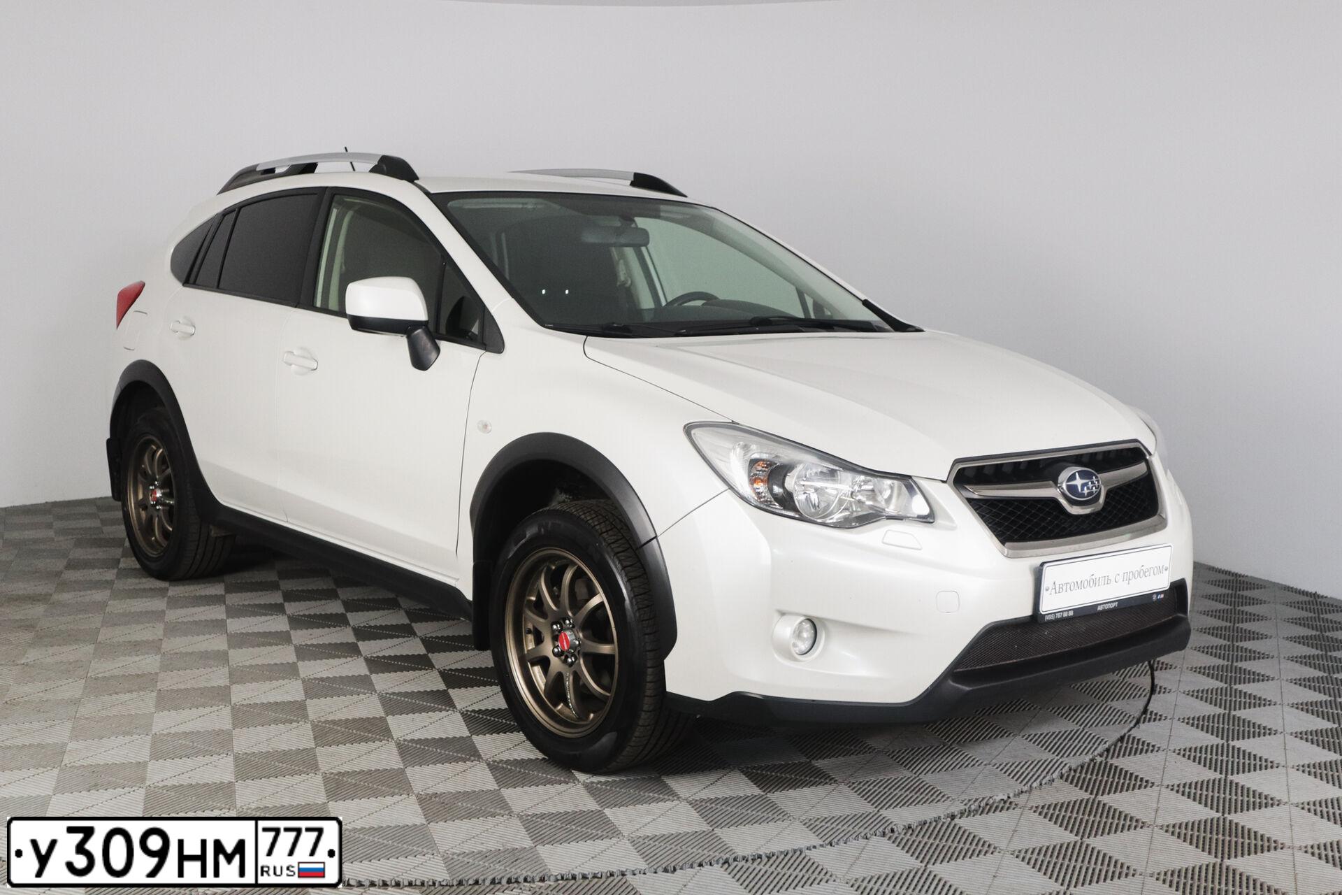 Фото автомобиля SUBARU IMPREZA, 2014 — госномер Т148ТР76. Цвет: Белый