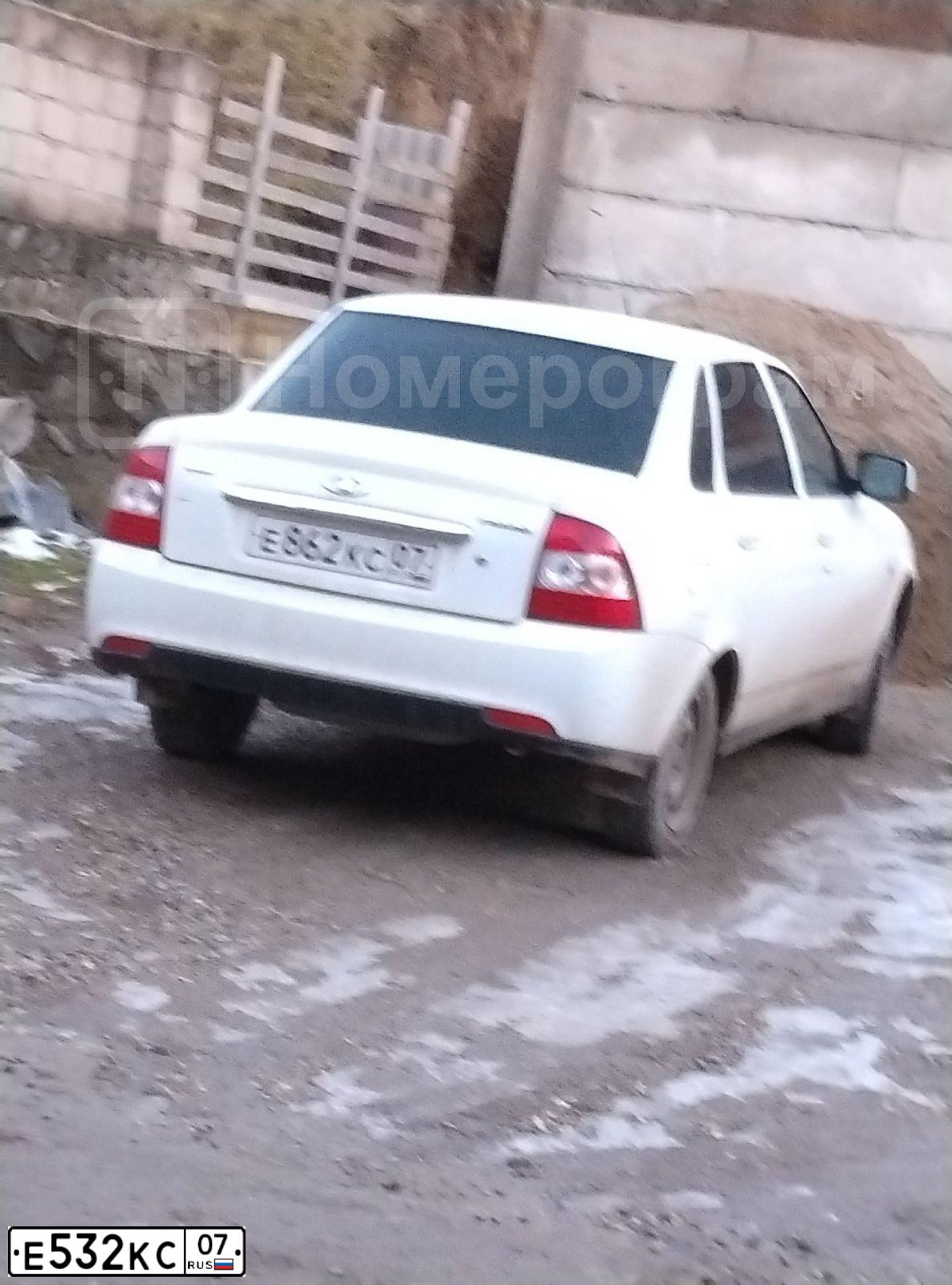 Фото автомобиля LADA 2190 GRANTA, 2016 — госномер В679ВЕ126. Цвет: Белый