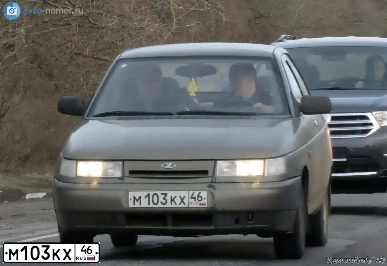 Фото автомобиля LADA 2110, 1999 — госномер М103КХ46. Цвет: СЕРЕБРИСТЫЙ СЕРО-ЗЕЛЕНЫЙ