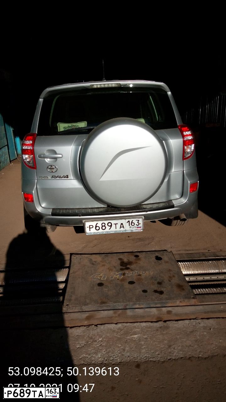 Фото автомобиля TOYOTA RAV4, 2011 — госномер Р689ТА163. Цвет: СЕРЕБРИСТЫЙ