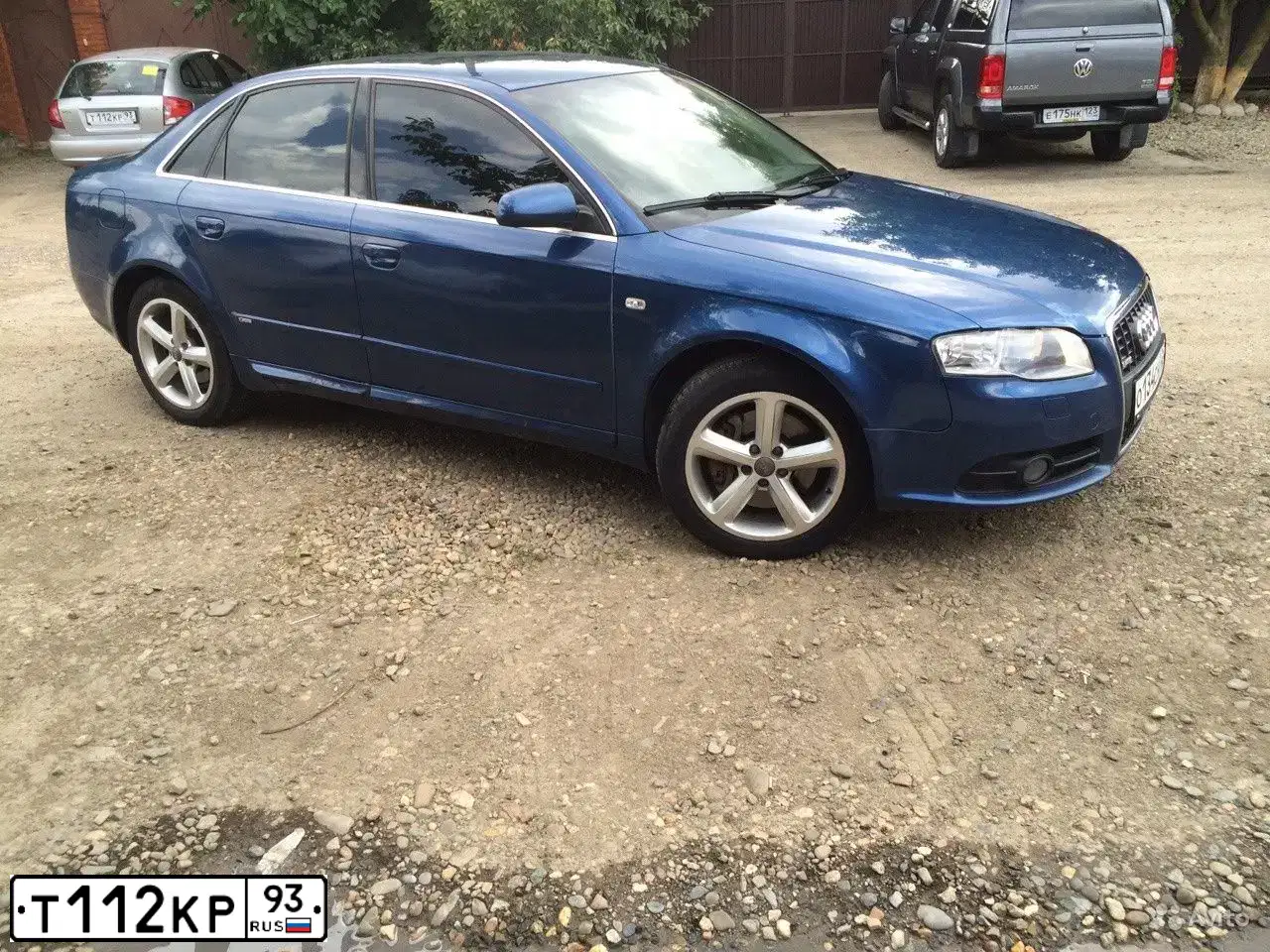 Фото автомобиля KIA RIO, 2004 — госномер Т112КР93. Цвет: Серебристый