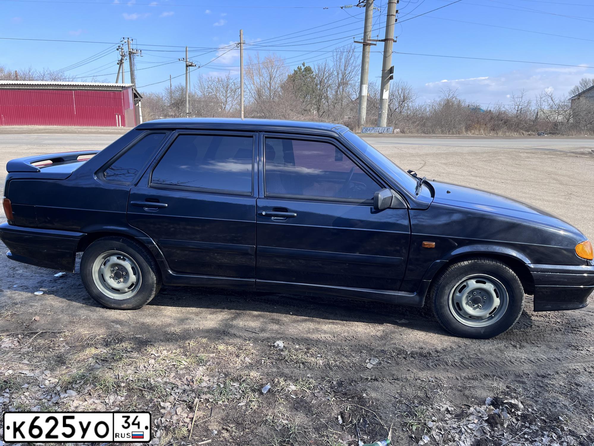 Фото автомобиля LADA 2115 SAMARA, 2007 — госномер К625УО34. Цвет: ГРАФИТОВЫЙ МЕТАЛЛИК
