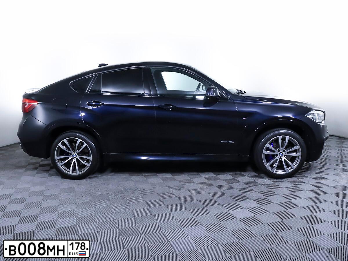 Фото автомобиля BMW X6, 2012 — госномер У080ОМ178. Цвет: ЧЕРНЫЙ