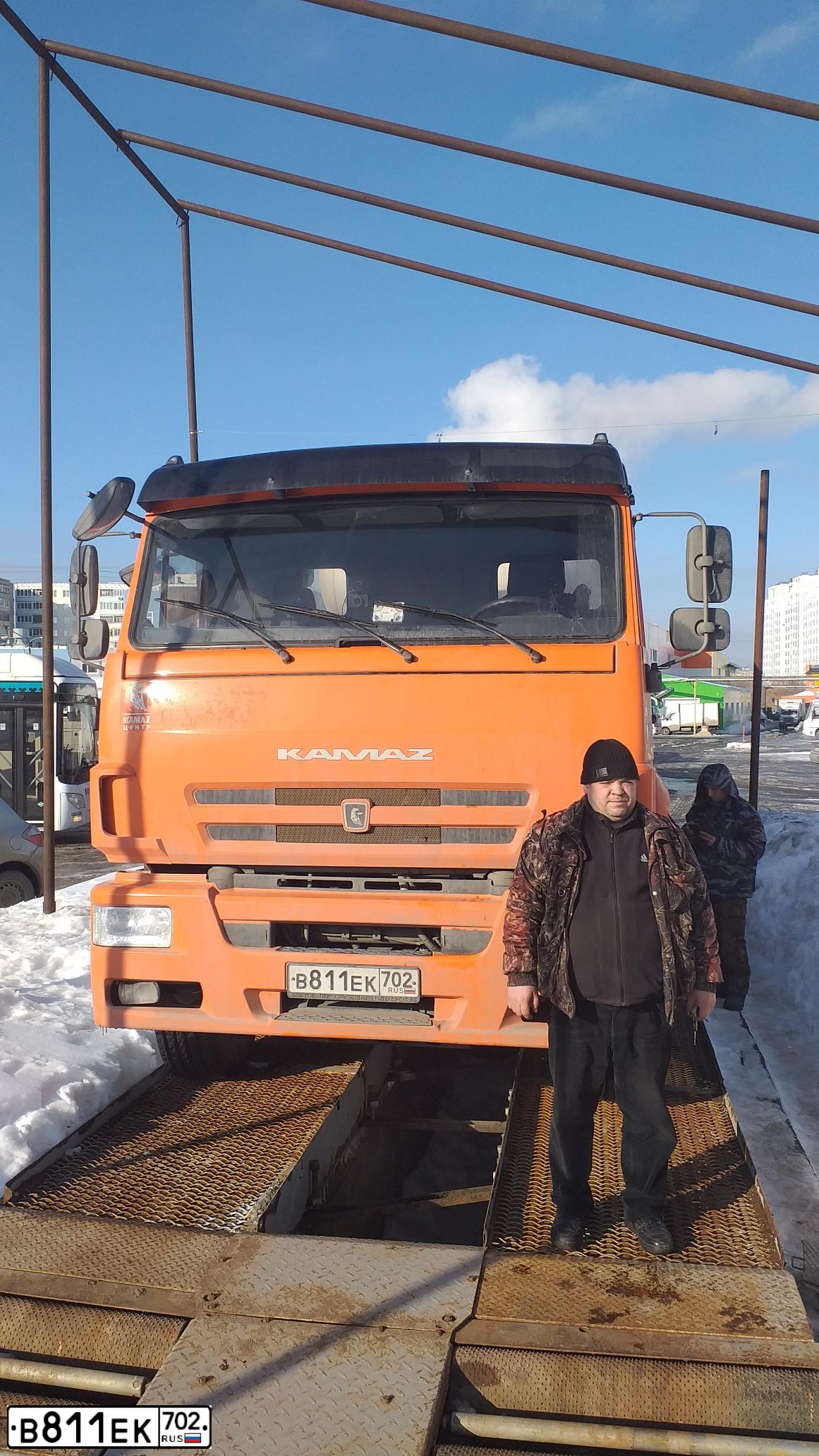 Фото автомобиля 5814Z9, 2021 — госномер В811ЕК702. Цвет: Оранжевый