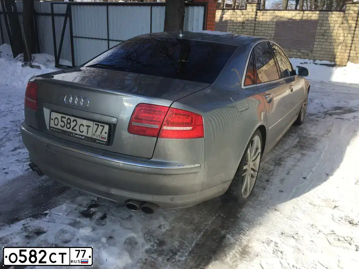 Фото автомобиля AUDI S8, 2006 — госномер В208ОТ763. Цвет: Серый