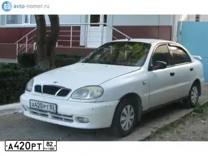 Фото автомобиля ДЭУ T13110, 2004 — госномер А420РТ82. Цвет: БЕЛЫЙ
