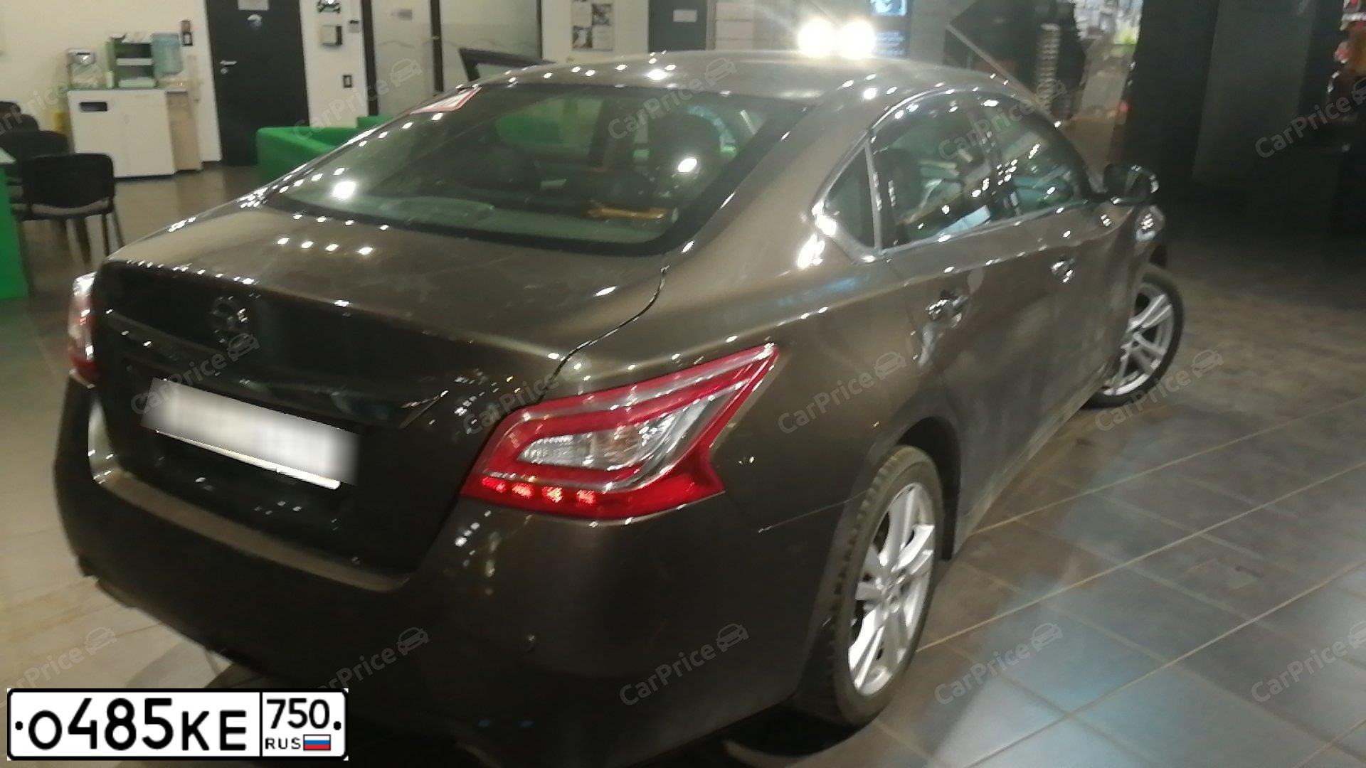 Фото автомобиля NISSAN TEANA, 2013 — госномер Н813МА82. Цвет: Коричневый