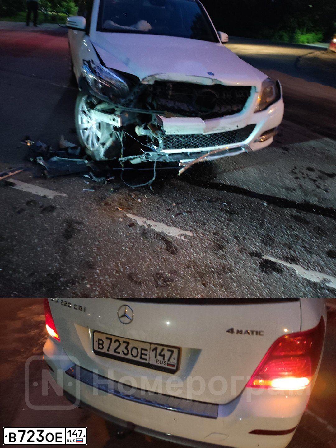 Фото автомобиля MERCEDES GLK-KLASSE, 2014 — госномер В723ОЕ147. Цвет: Белый