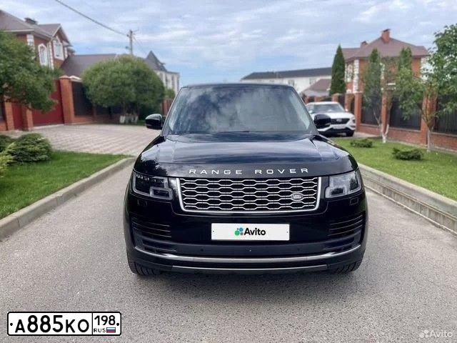 Фото автомобиля LANDROVER RANGE ROVER, 2018 — госномер Х553МС37. Цвет: ЧЕРНЫЙ