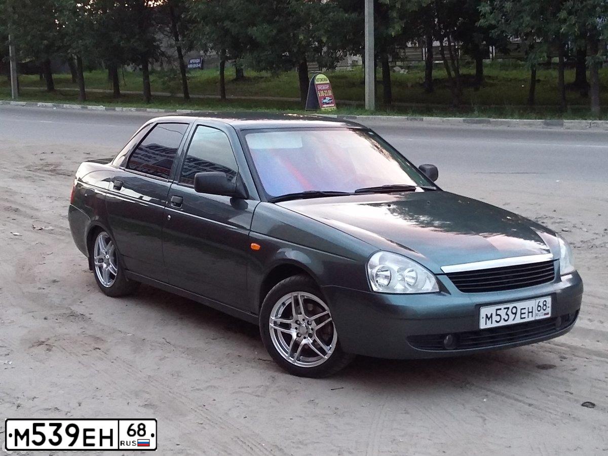 Фото автомобиля LADA 2170 PRIORA, 2010 — госномер О060ВА68. Цвет: СЕРО-СИНЕ-ЗЕЛЕНЫЙ