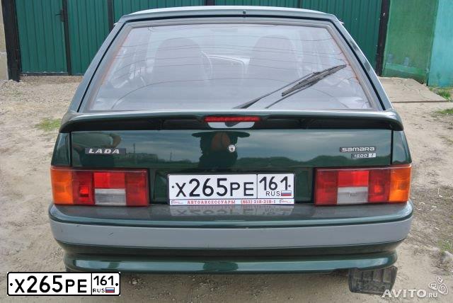 Фото автомобиля LADA 2114 SAMARA, 2004 — госномер Х265РЕ161. Цвет: ТЕМНО-ЗЕЛЕНЫЙ