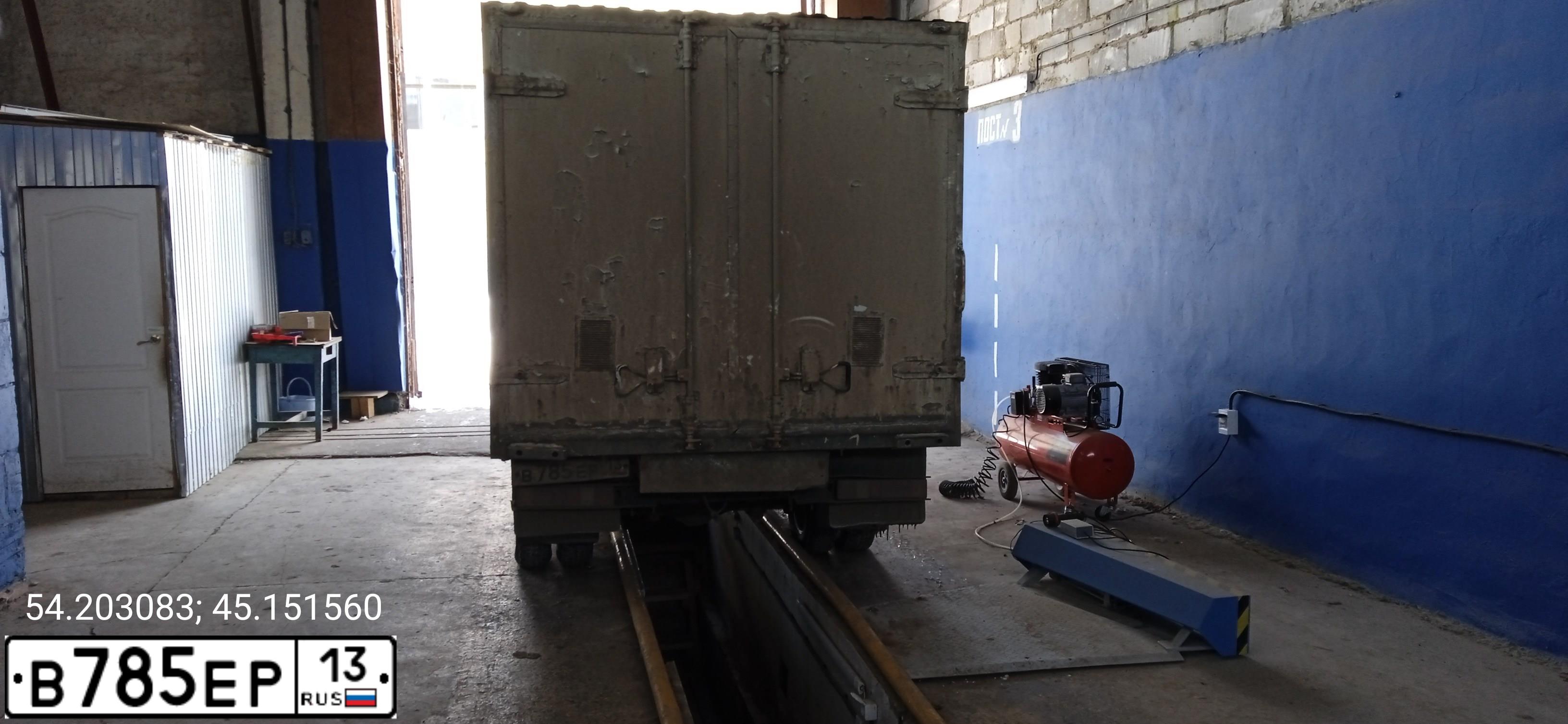 Фото автомобиля GAZ 3302 EL, 2005 — госномер В785ЕР13. Цвет: Белый