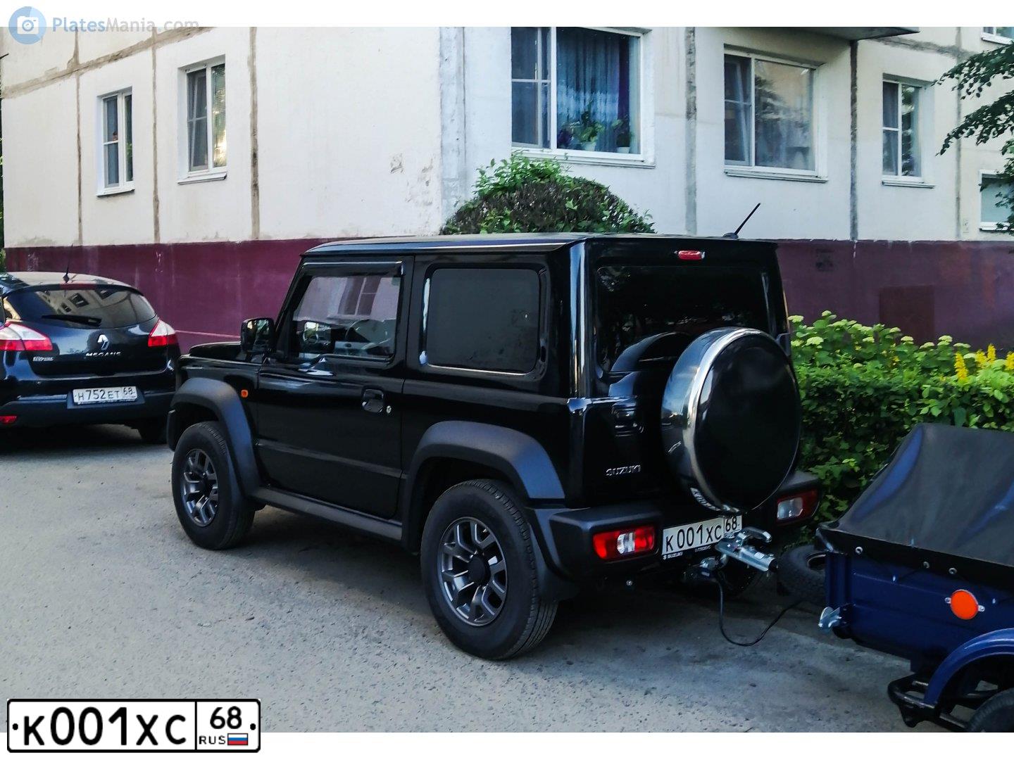 Фото автомобиля VOLKSWAGEN TOUAREG, 2008 — госномер О390УМ68. Цвет: ЧЕРНЫЙ