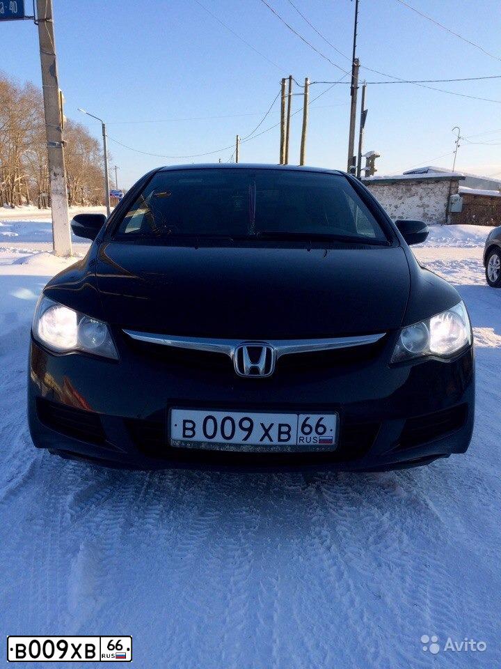 Фото автомобиля HONDA CIVIC, 2007 — госномер У229ВВ196