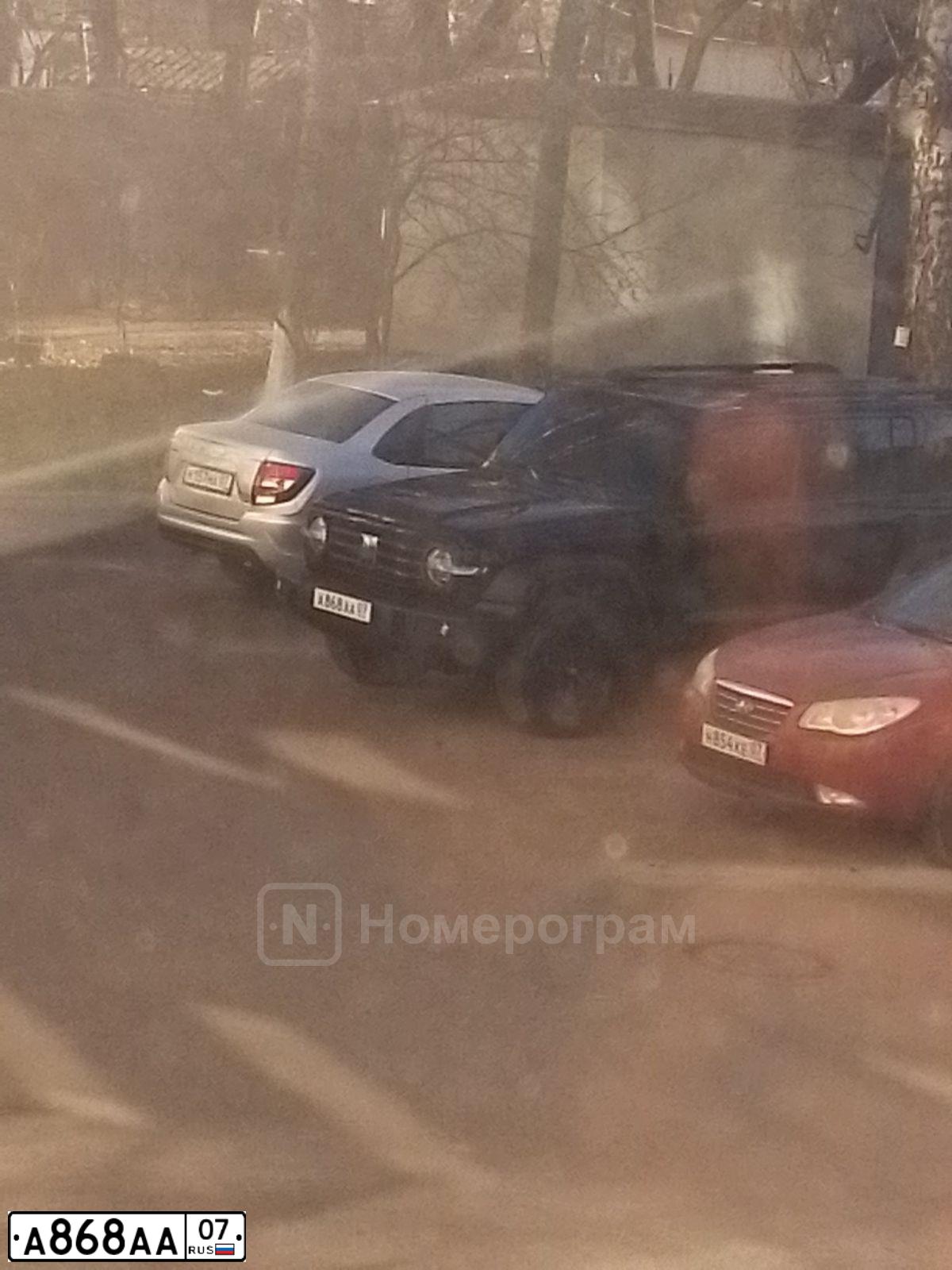 Фото автомобиля LADA 2170 PRIORA, 2011 — госномер А868АА07. Цвет: Белый