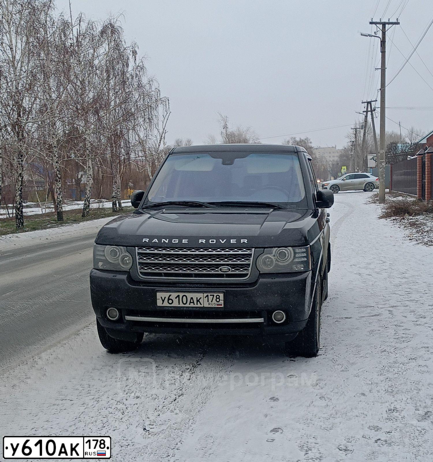 Фото автомобиля LANDROVER RANGE ROVER, 2011. Цвет: ТЕМНО-КОРИЧНЕВЫЙ