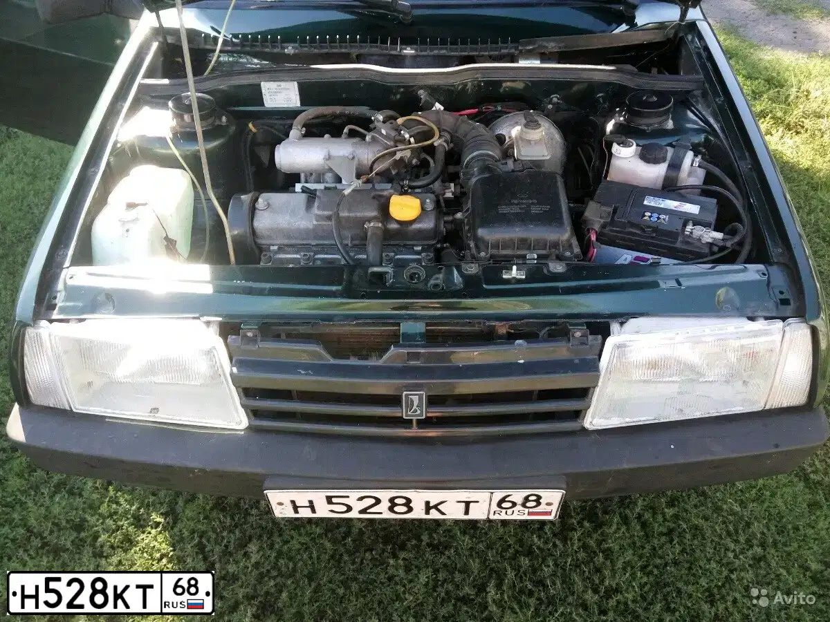 Фото автомобиля LADA 2109 SAMARA, 2004 — госномер Р160АК68. Цвет: Темно-зеленый